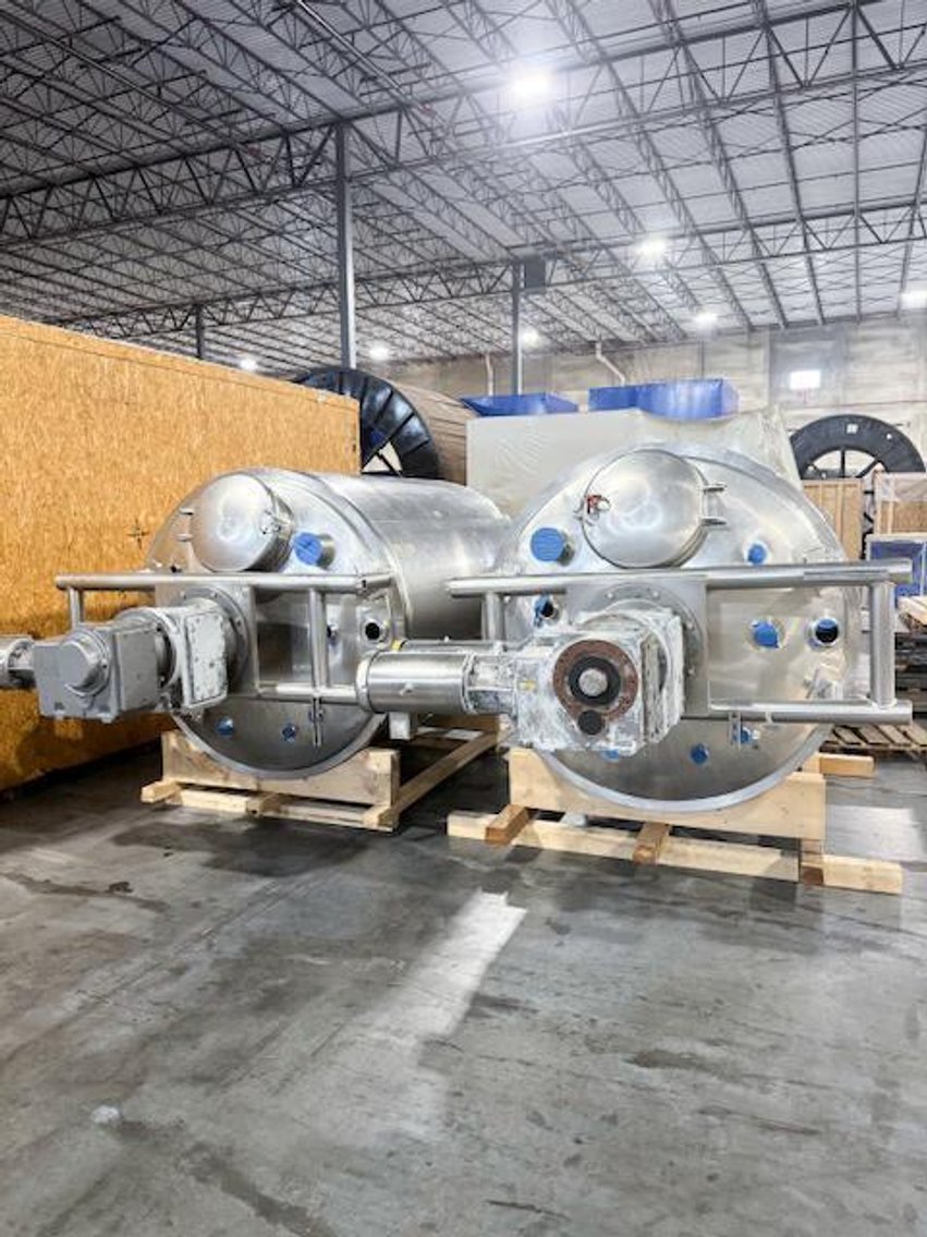 Image for ***SOLD*** MJK2436 Lee 1,000-Gallon 316 Stainless Steel Jacketed Kettle with Dual Motion Agitation