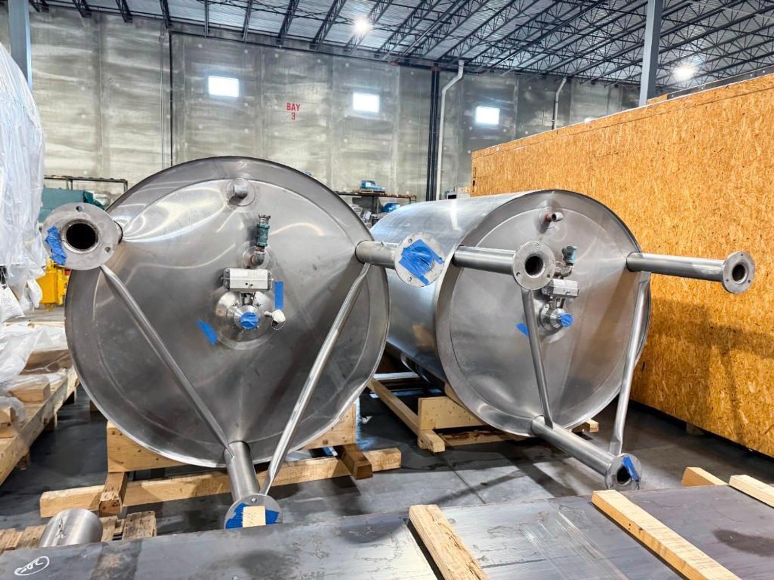 Image for ***SOLD*** MJK2436 Lee 1,000-Gallon 316 Stainless Steel Jacketed Kettle with Dual Motion Agitation