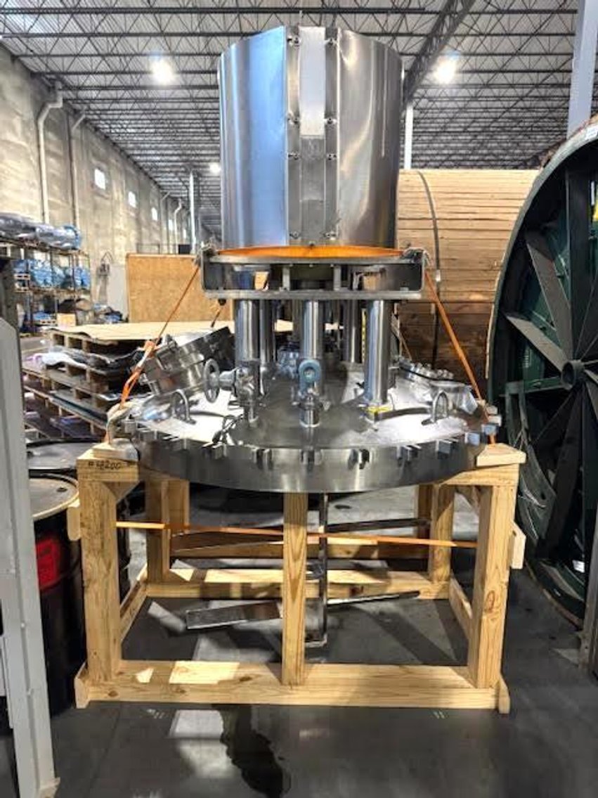 Image for ***SOLD*** MJK2437 400 Gallon Lee Jacketed Tri Mix Turbo Shear Vacuum Mixing Kettle