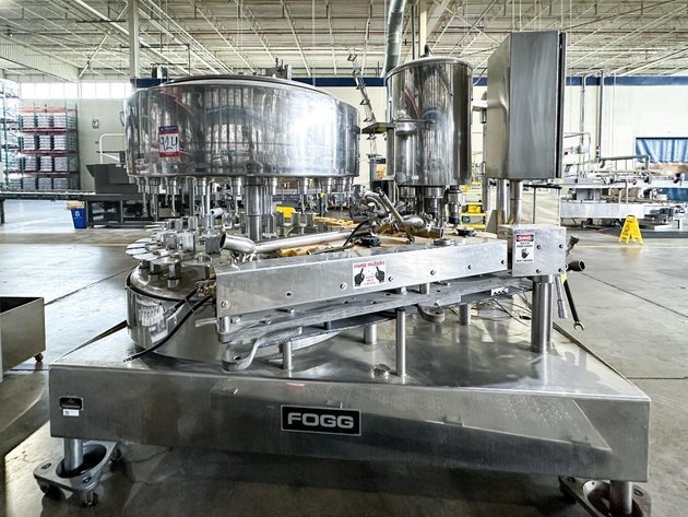 Image for MJK2519 15 Head Fogg Rotary Filler and Capper with Elevator