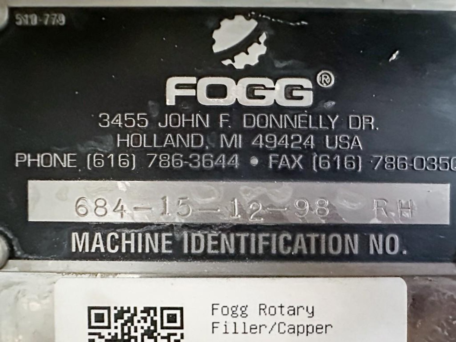 Image for MJK2519 15 Head Fogg Rotary Filler and Capper with Elevator