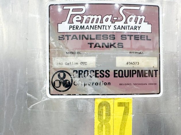 Image for MJK2498 Stainless Steel Liquid Tank 560 Gallons