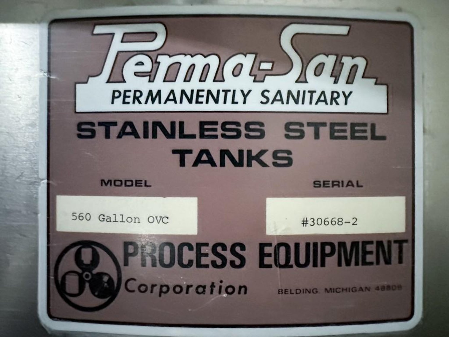Image for MJK2501 560 Gallon Perma -San Stainless Steel Tanks