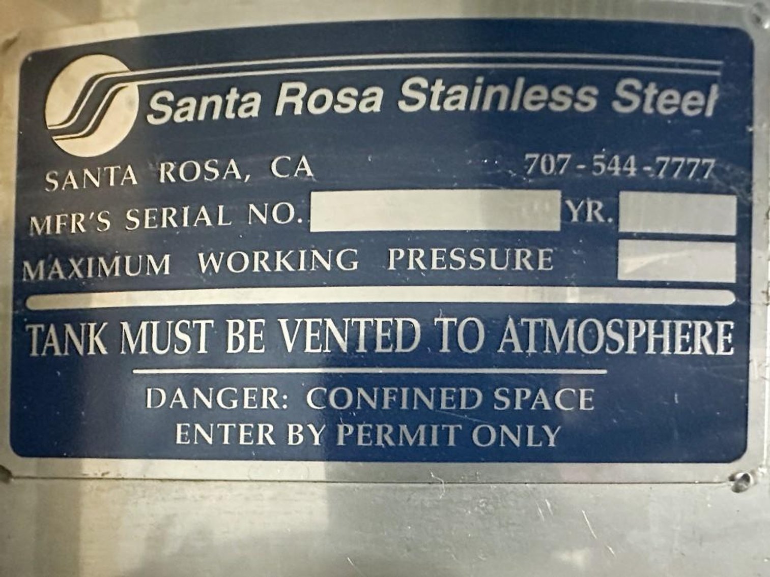 Image for MJK2506 Pressurized Oxygen Tank