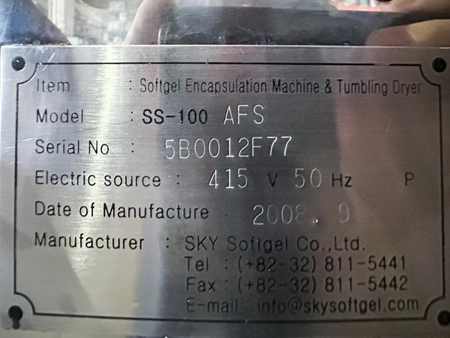 Image for MJK2518 Sky Softgel Encapsulation Machine, Tooling and Tumbler Dyers