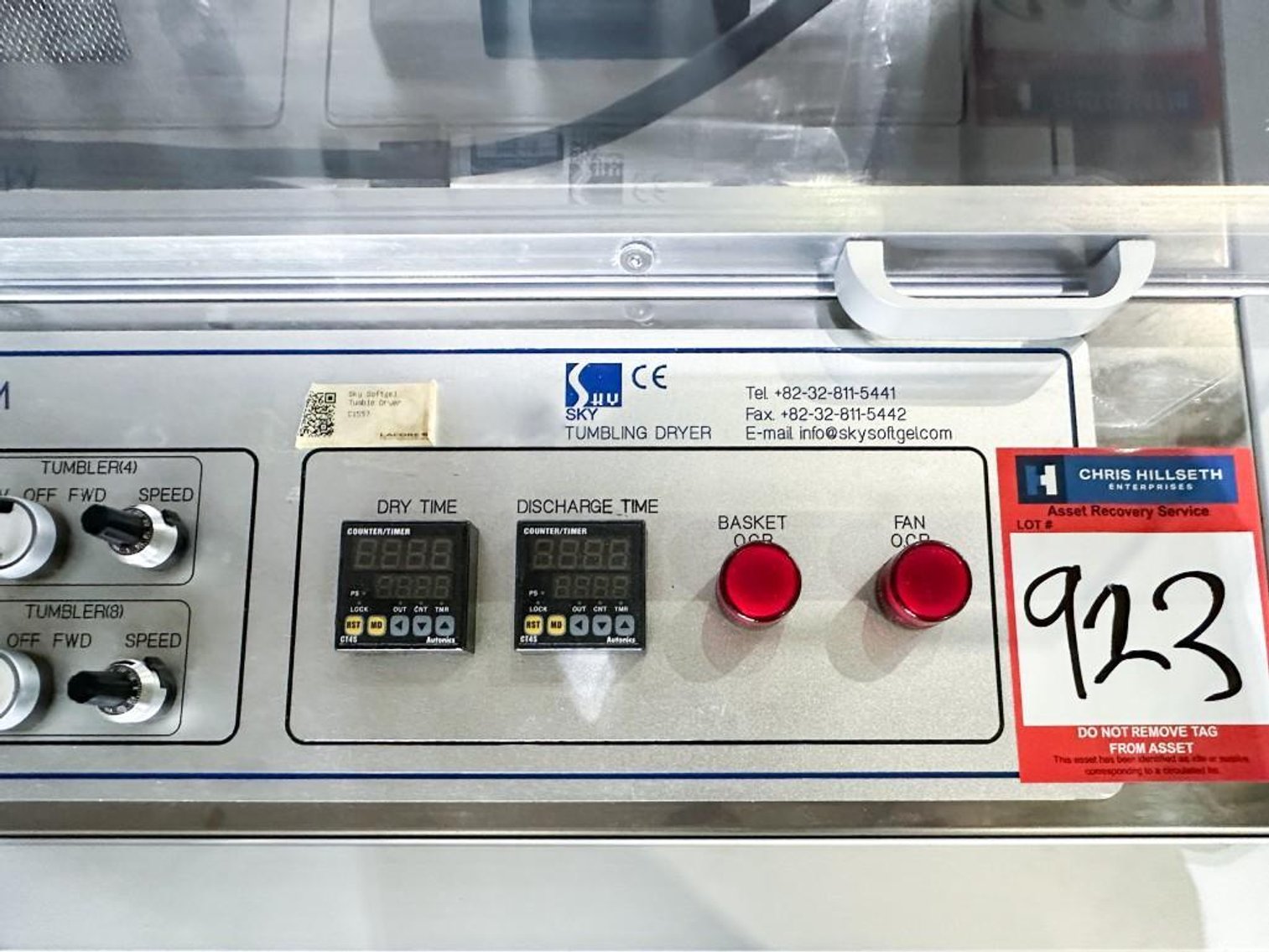 Image for MJK2518 Sky Softgel Encapsulation Machine, Tooling and Tumbler Dyers