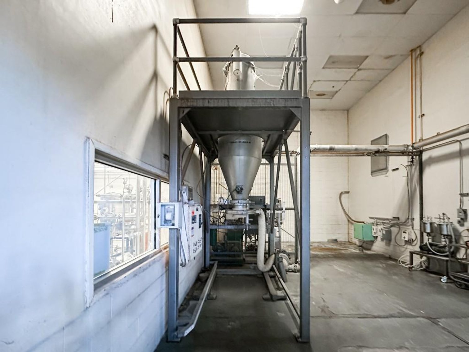 Image for MJK2520 Vacuum Max Powder Handling System with Mezzanine & Weigh-Tronics Scale