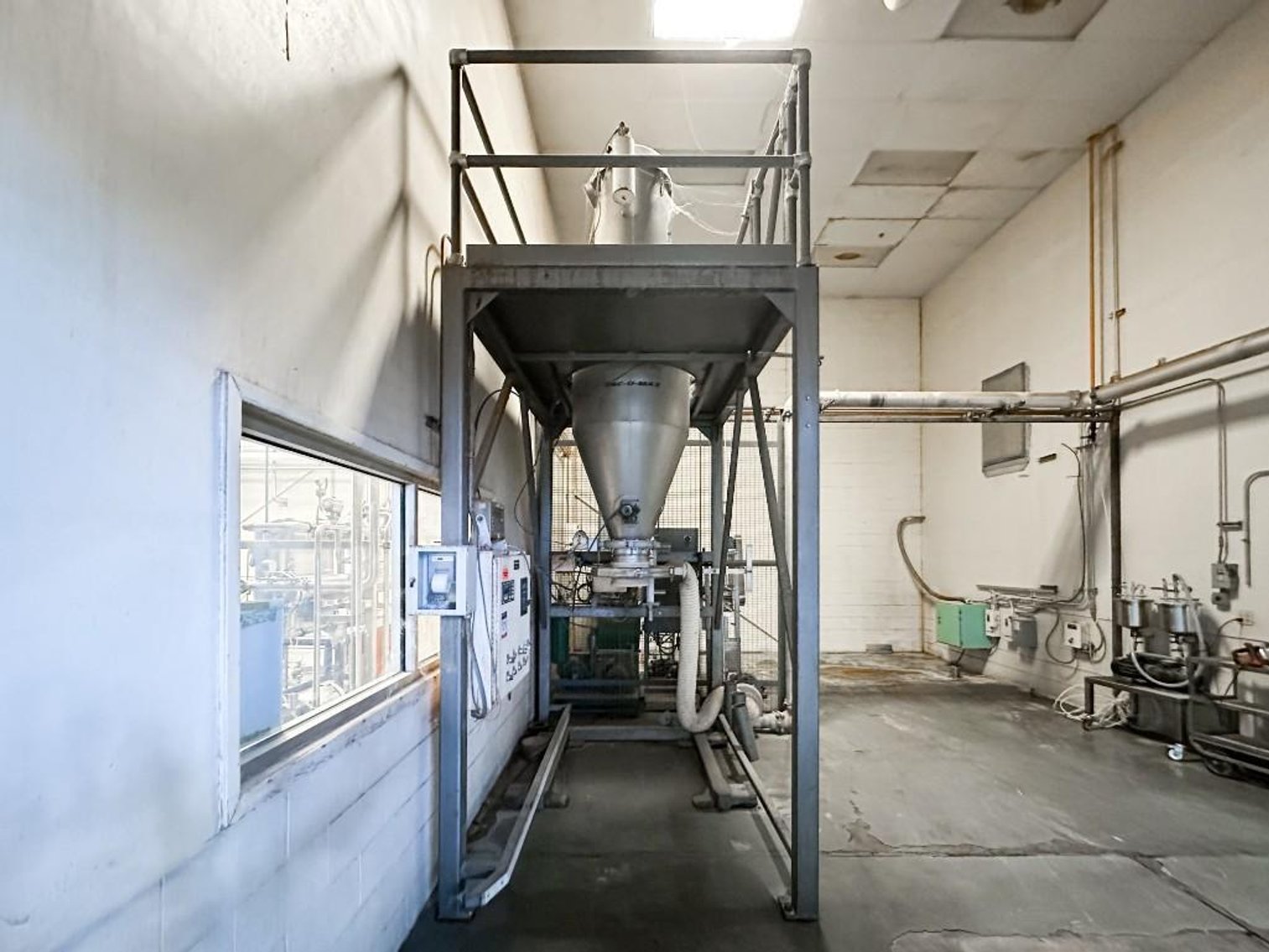 Image for MJK2520 Vacuum Max Powder Handling System with Mezzanine & Weigh-Tronics Scale