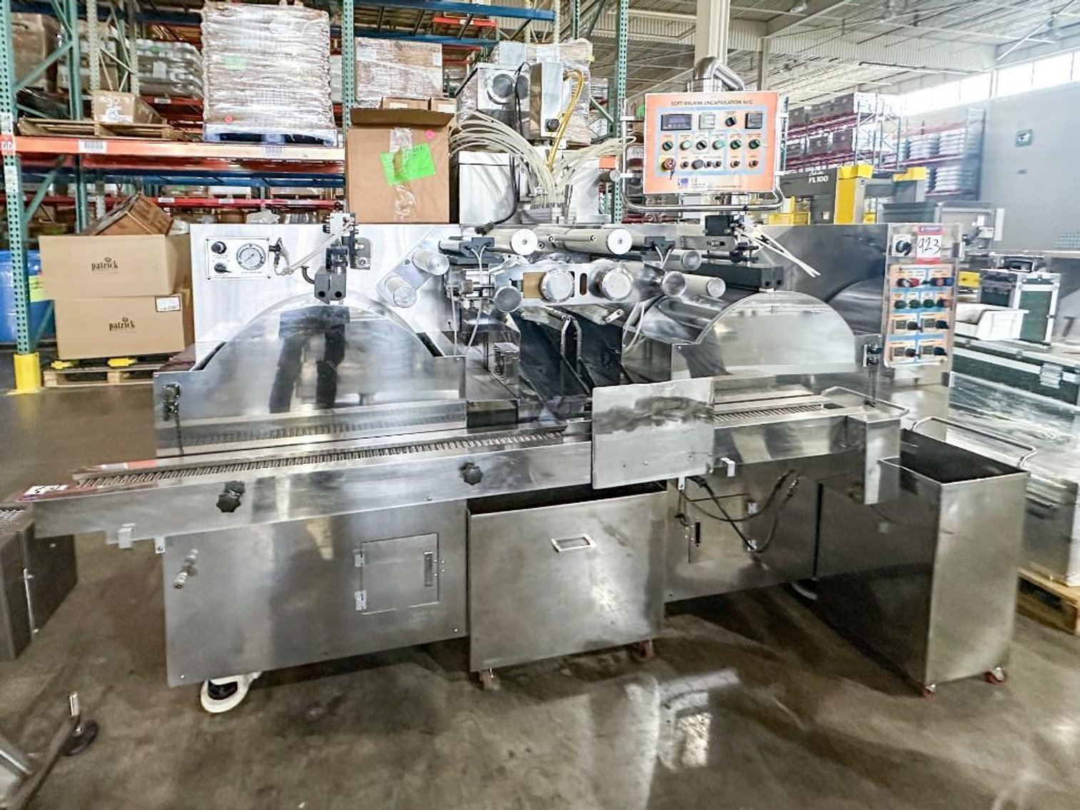 Image for MJK2516 BULK LOT: Sky Softgel Full Production: Kitchen, Encapsulator Machine, Tumble Dryers, Full System