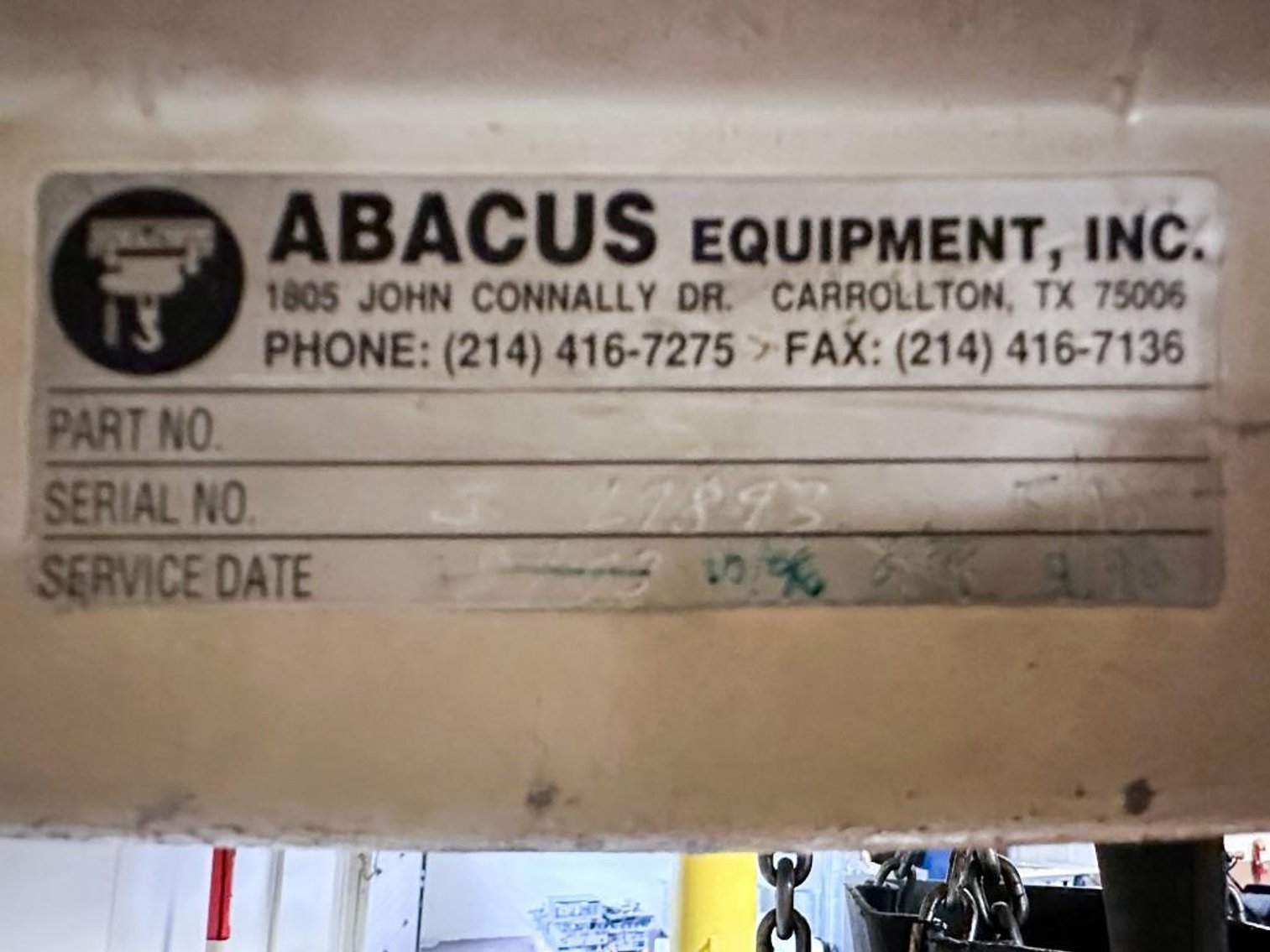 Image for MJK2523 1 Ton Crane with coffing hoist