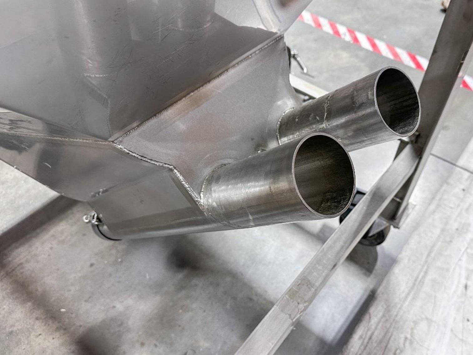 Image for MJK2529 Hapman Double Auger Powder Elevator with Hopper