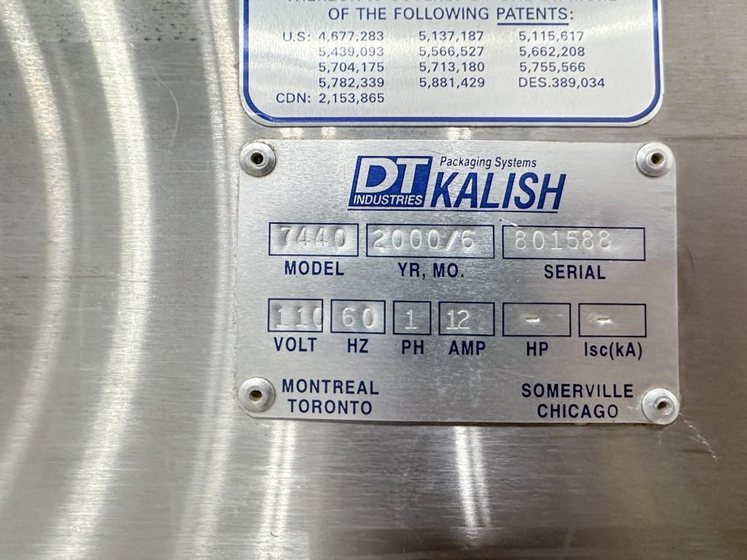Image for MJK2535 DT Kalish Bottle Orienter with Hopper Model: 7440