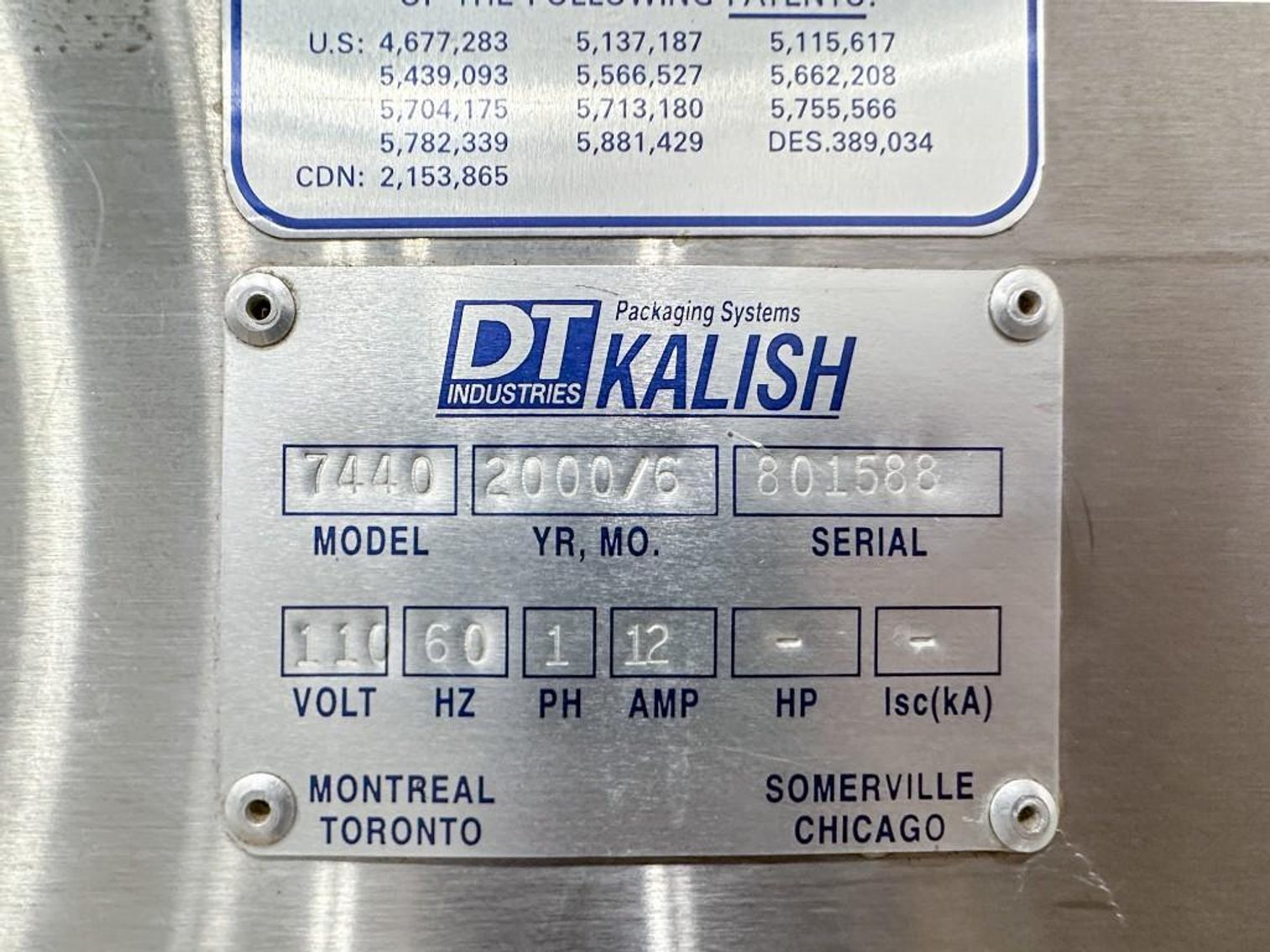 Image for MJK2535 DT Kalish Bottle Orienter with Hopper Model: 7440