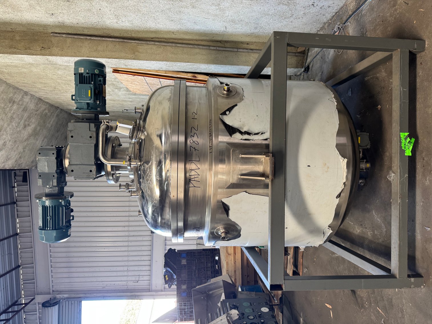 Image for MJK2552 1000 Liter SS, Fully Jacketed, Vacuum, Triple Motion Mixing Kettle