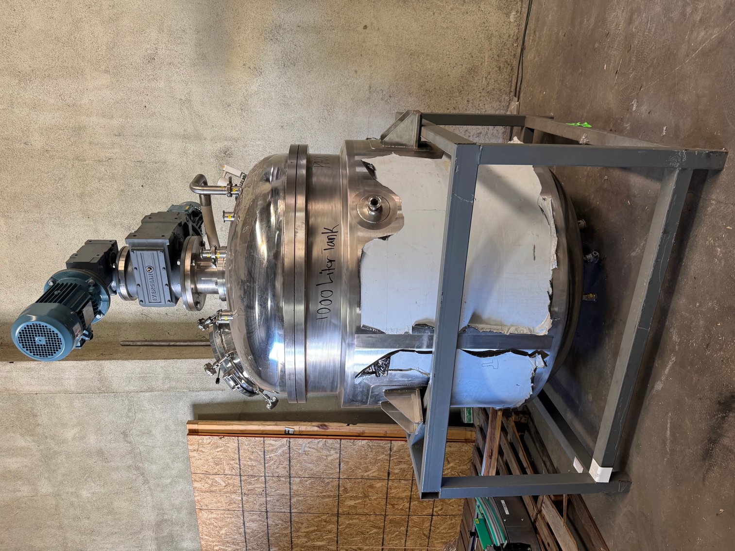 Image for MJK2552 1000 Liter SS, Fully Jacketed, Vacuum, Triple Motion Mixing Kettle