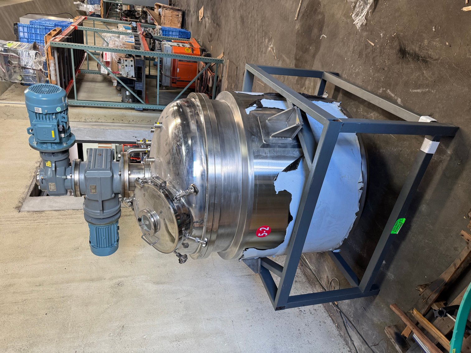 Image for MJK2552 1000 Liter SS, Fully Jacketed, Vacuum, Triple Motion Mixing Kettle