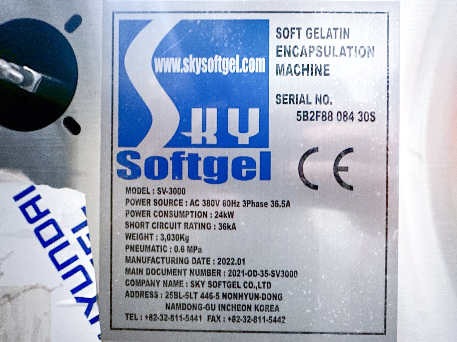 Image for MJK2572 NEW - SV3000 Sky Softgel Encapsulation Machine and Mixing Tanks Suite