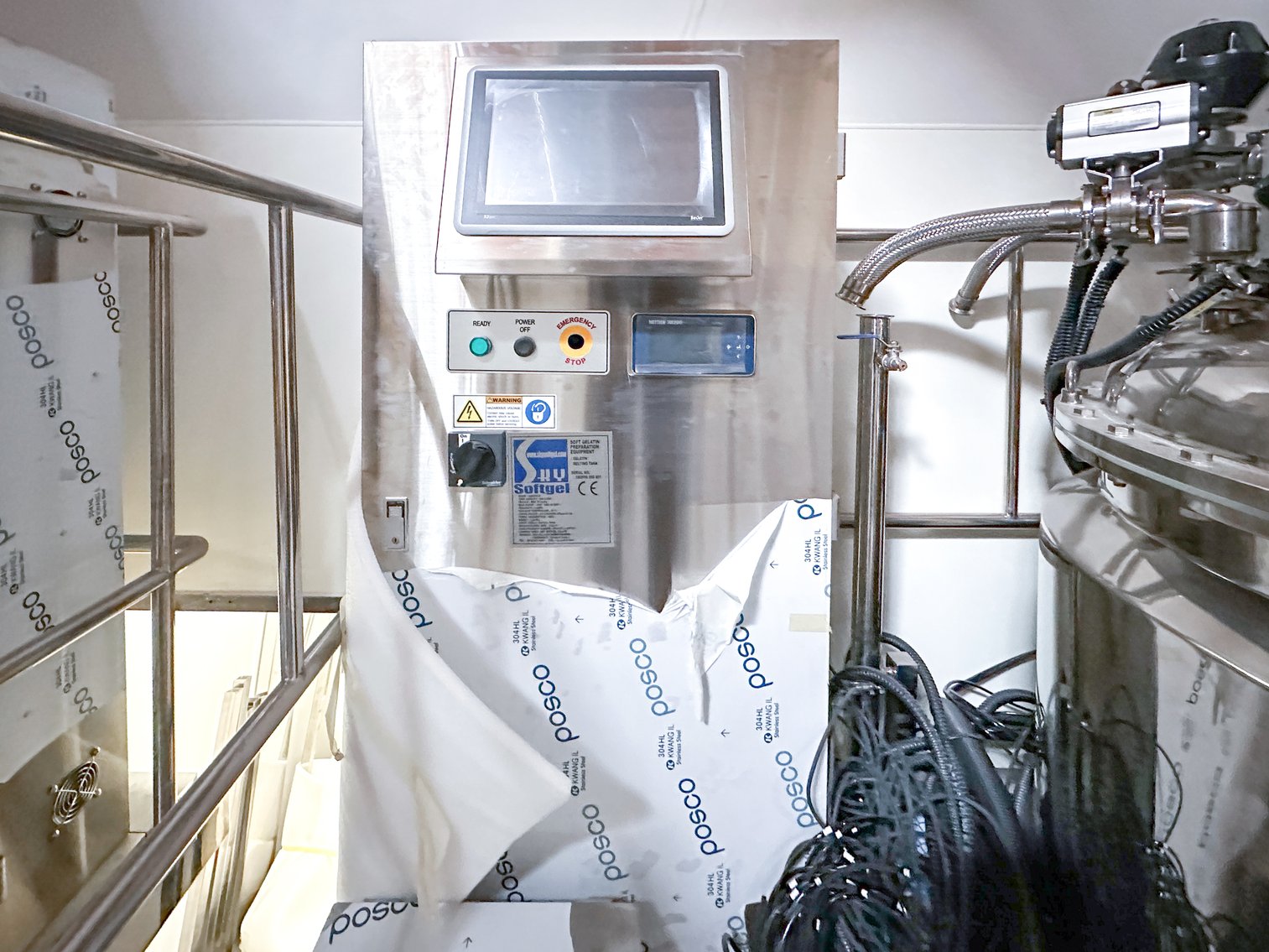 Image for MJK2572 NEW - SV3000 Sky Softgel Encapsulation Machine and Mixing Tanks Suite