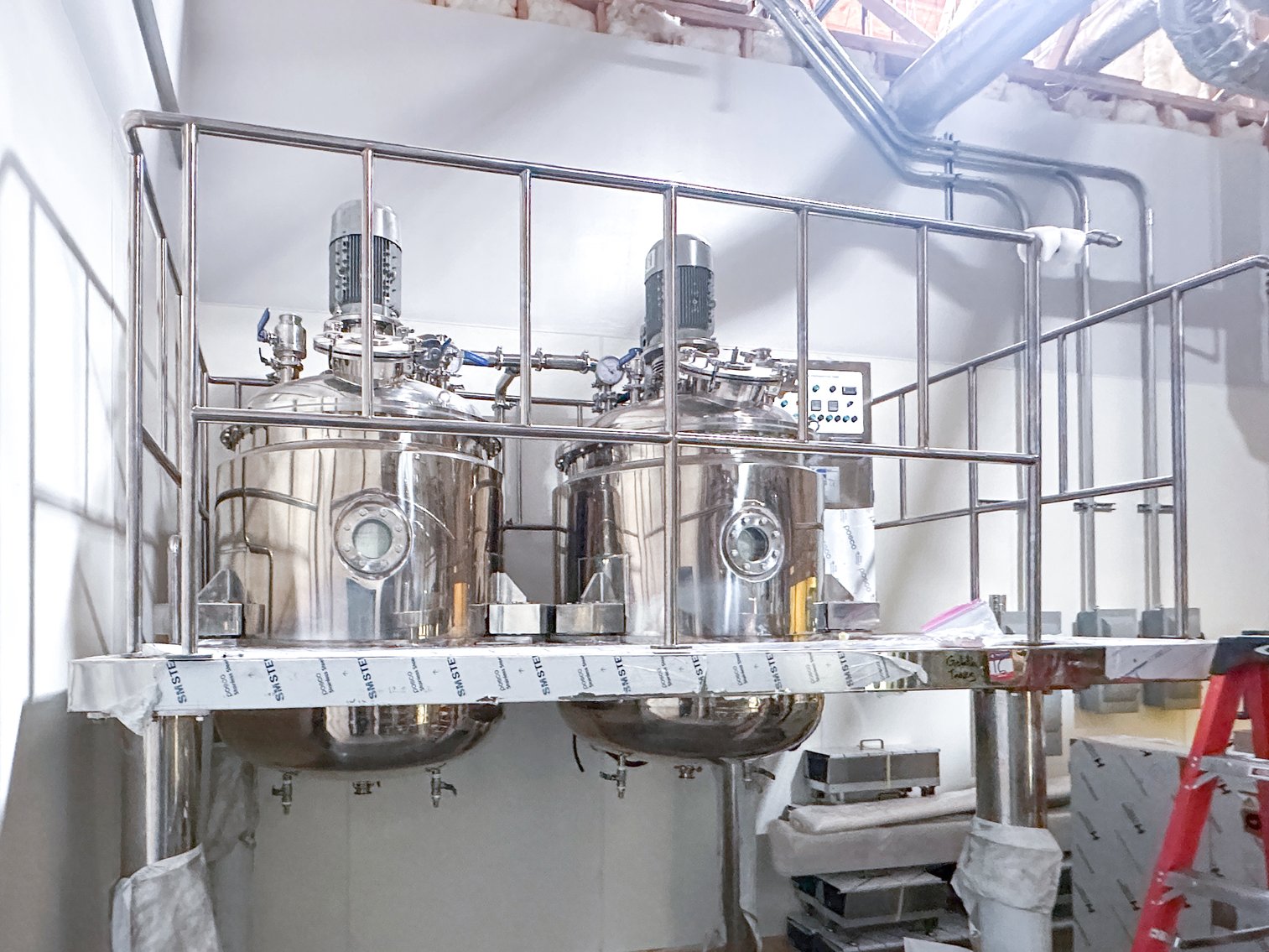 Image for MJK2572 NEW - SV3000 Sky Softgel Encapsulation Machine and Mixing Tanks Suite