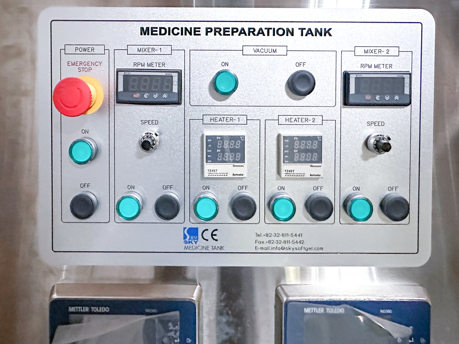 Image for MJK2572 NEW - SV3000 Sky Softgel Encapsulation Machine and Mixing Tanks Suite