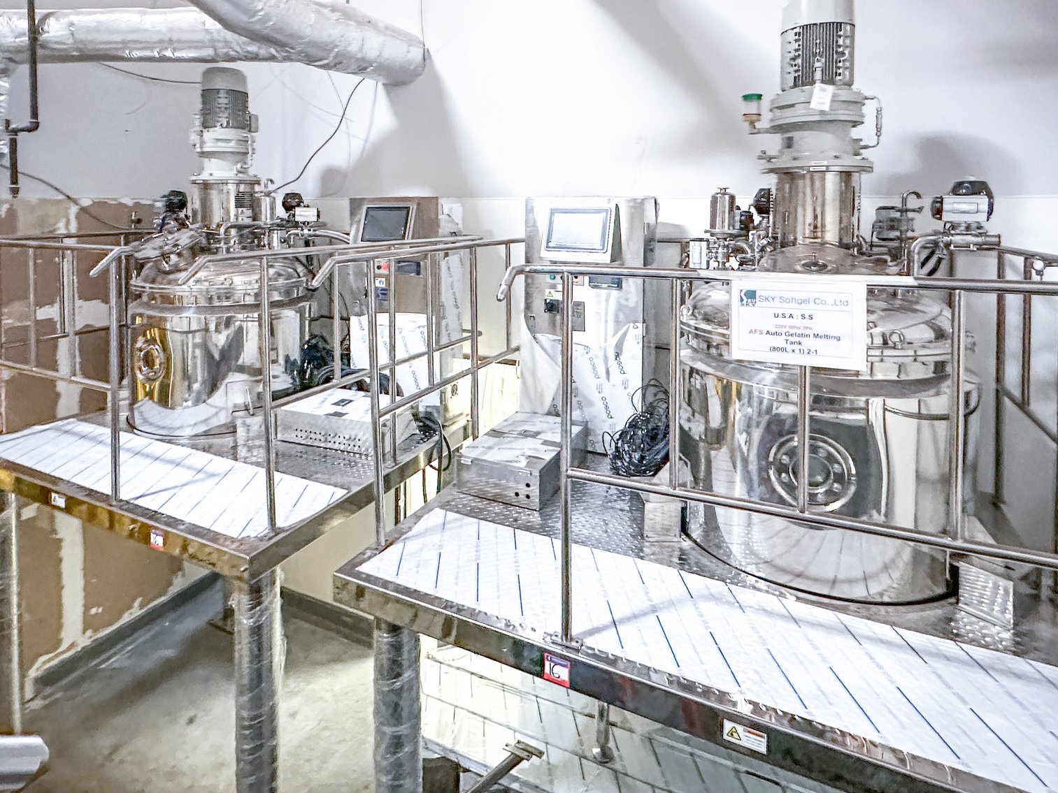 Image for MJK2572 NEW - SV3000 Sky Softgel Encapsulation Machine and Mixing Tanks Suite