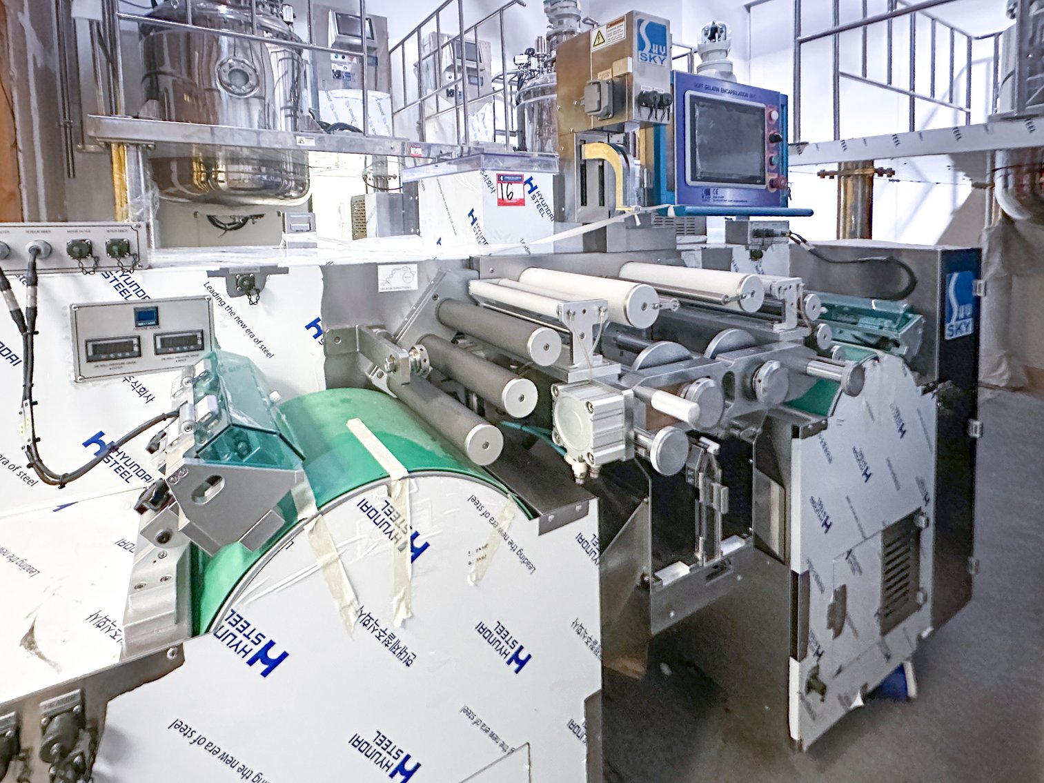 Image for MJK2572 NEW - SV3000 Sky Softgel Encapsulation Machine and Mixing Tanks Suite