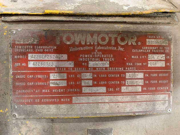 Image for Towmotor Forklift