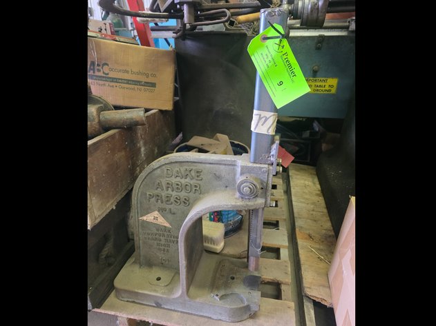 Image for Dake No. 1 Arbor Press.