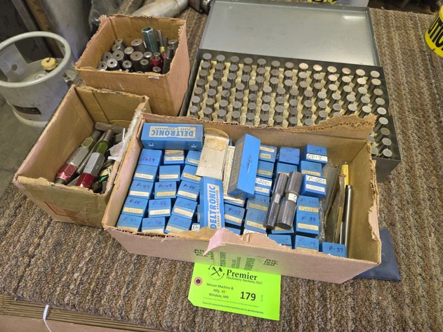 Image for Large Group of Gage Pins and Go/No-Go Gauges.