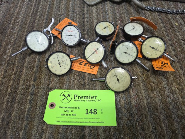 Image for (9) Assorted Dial Indicators.