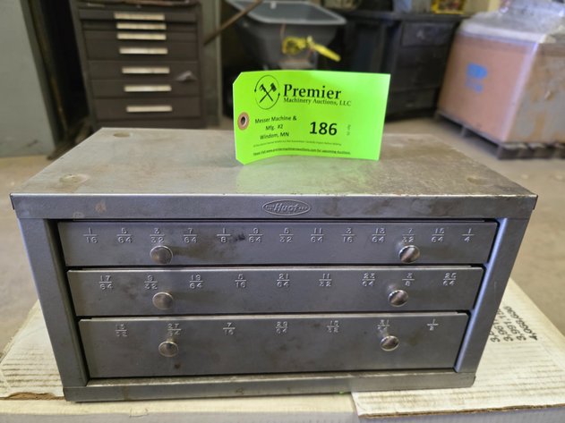 Image for Huot Fractional 3-Drawer Drill Index w/ Drills.
