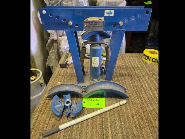 Image for 12-Ton Hydraulic Pipe Bender