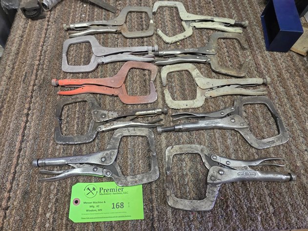 Image for (10) Assorted Vise Grips.