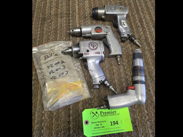 Image for Group of Assorted Air Tools.