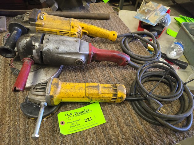 Image for (3) Angle Grinders.