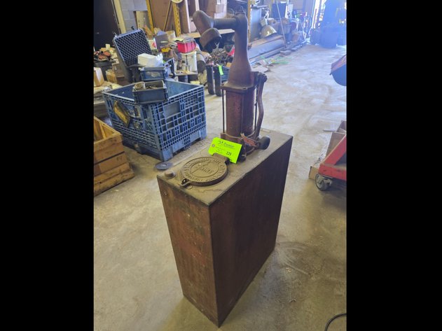 Image for Standard Oil Co. Hand Crank Oil Dispenser.