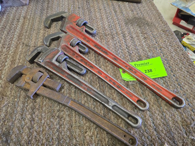Image for (4) Pipe Wrenches.