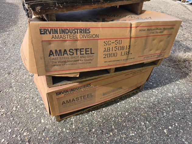 Image for (2) Pallets of Ervin Industries SG-50 Steel Shot.