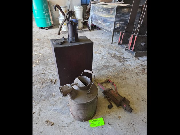 Image for Vintage Standard Oil 5 Gallon Oil Can and More.