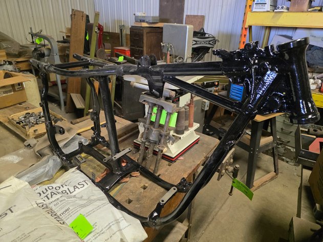 Image for 1974 Harley Davidson Motorcycle.