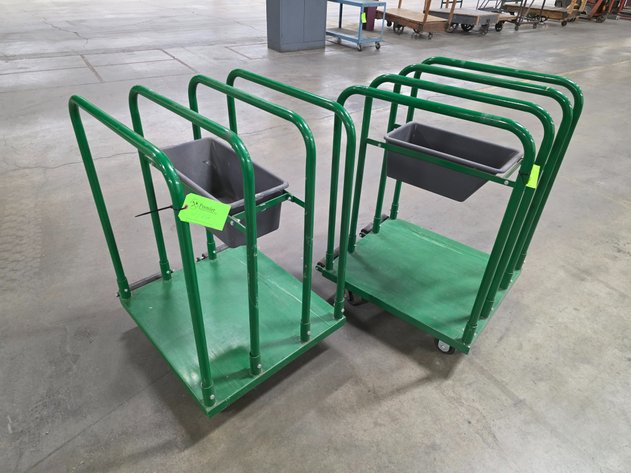 Image for (2) Uline Panel Carts.