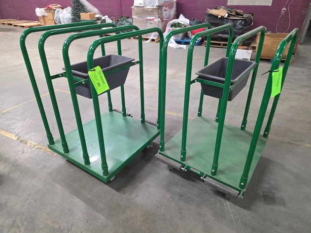 Image for (2) Uline Panel Carts.