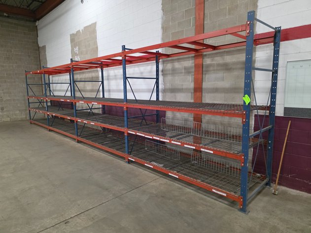 Image for Section of Heavy Duty Bolt Together Pallet Racking.