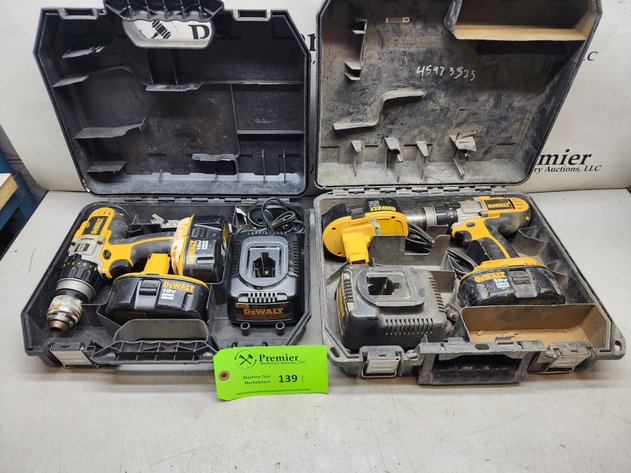 Image for (2) DeWalt Cordless Drills.