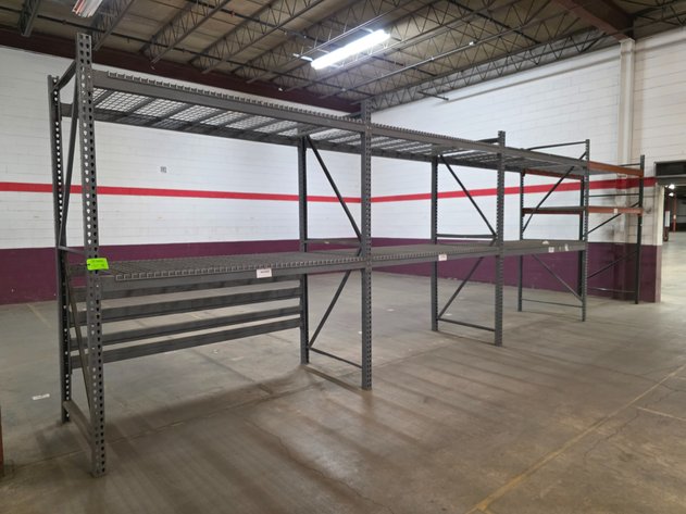 Image for Section of Teardrop Style Pallet Racking.
