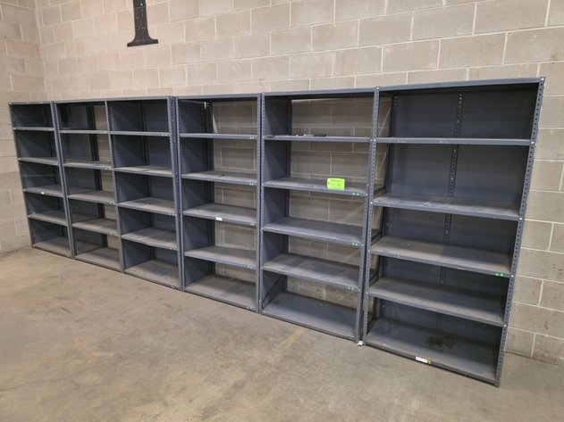 Image for (6) Metal Shelving Units.