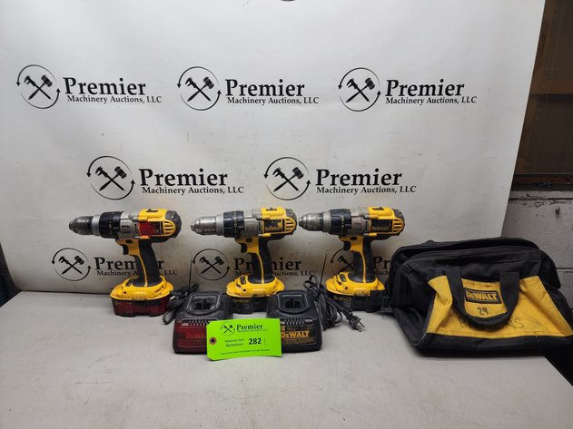 Image for (3) DeWalt Cordless Drills.