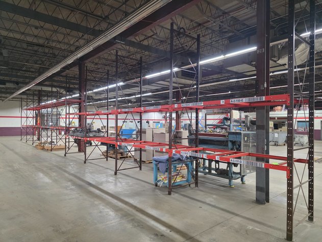 Image for Section of Bolt Together Pallet Racking.