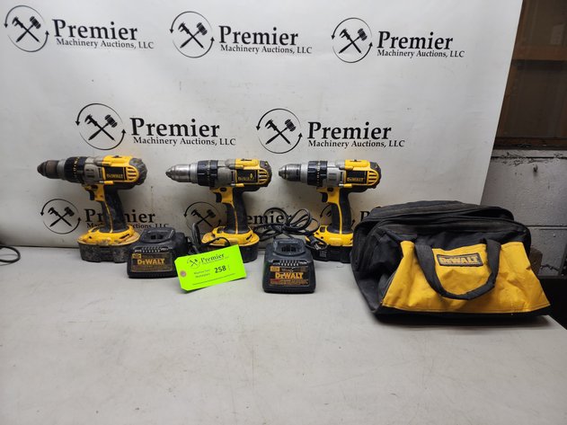 Image for (3) DeWalt Cordless Drills.