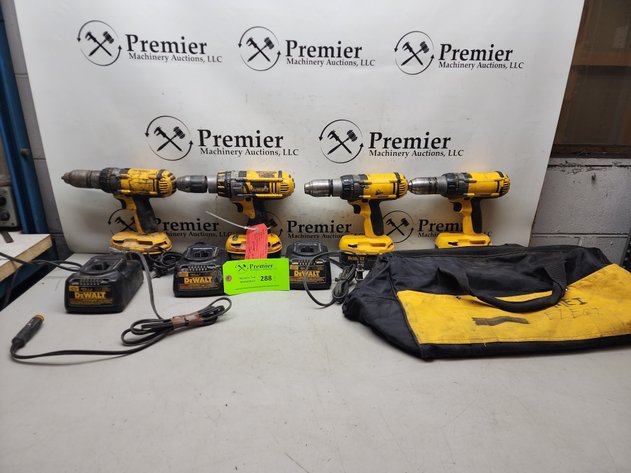 Image for (4) DeWalt Cordless Drills.